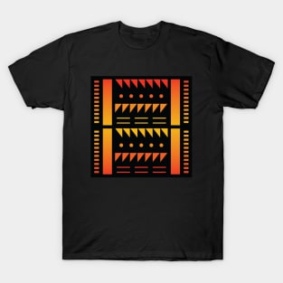 “Dimensional Funk (2)” - V.4 Orange - (Geometric Art) (Dimensions) - Doc Labs T-Shirt